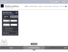 Tablet Screenshot of castillahotel.com